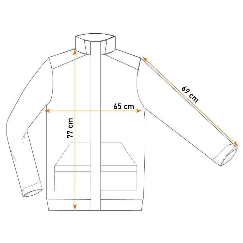 Munkakabát, fényvisszaverő, sárga, vízálló, láthatósági modell, XXL/58-as méret, NEO