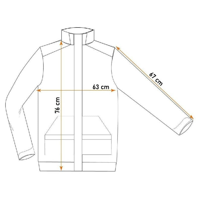 Munkakabát, fényvisszaverő, polár, sárga, láthatósági modell, XL/56-os méret, NEO