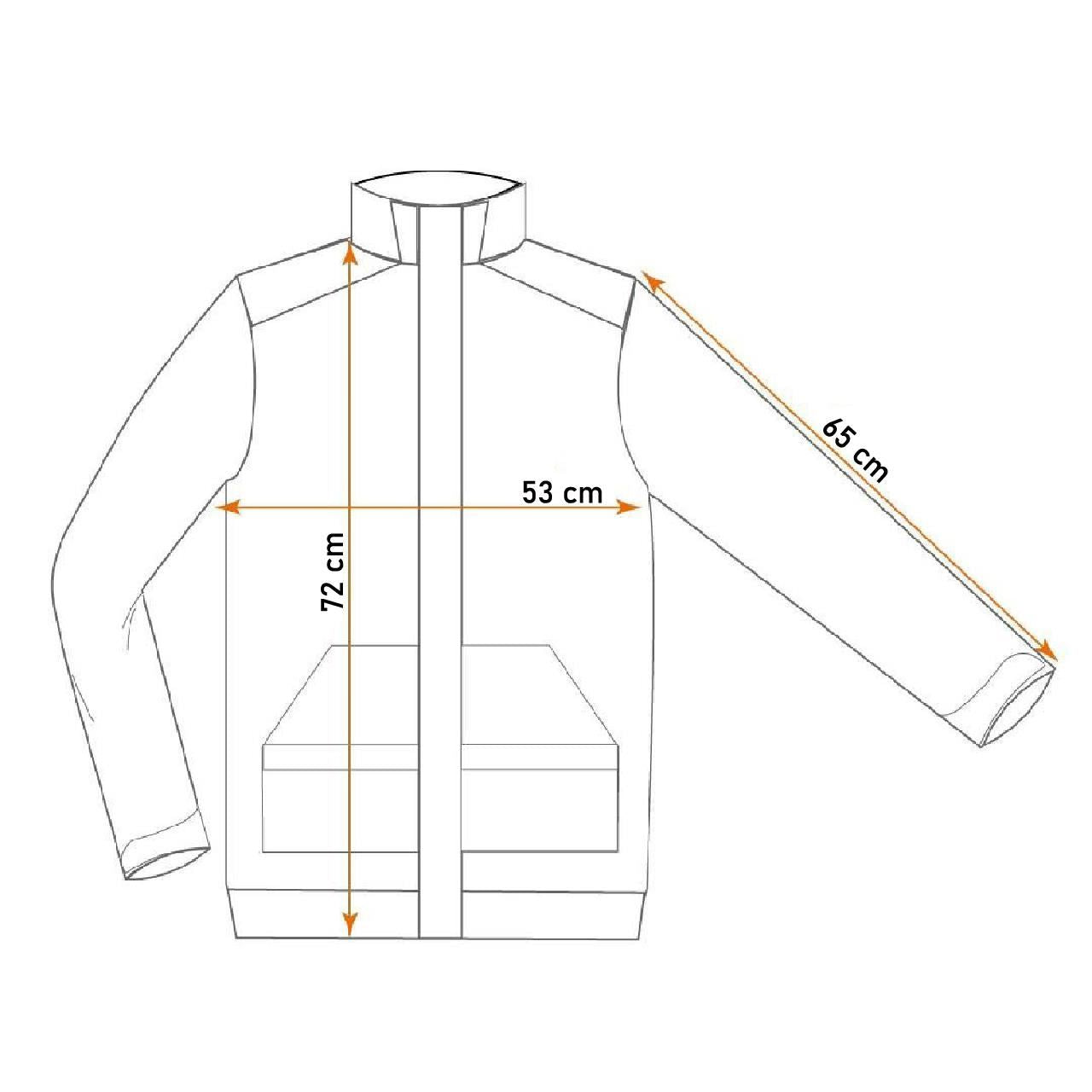 Slim fit munkakabát, fényvisszaverő, sárga, láthatósági modell, M/50-es méret, NEO