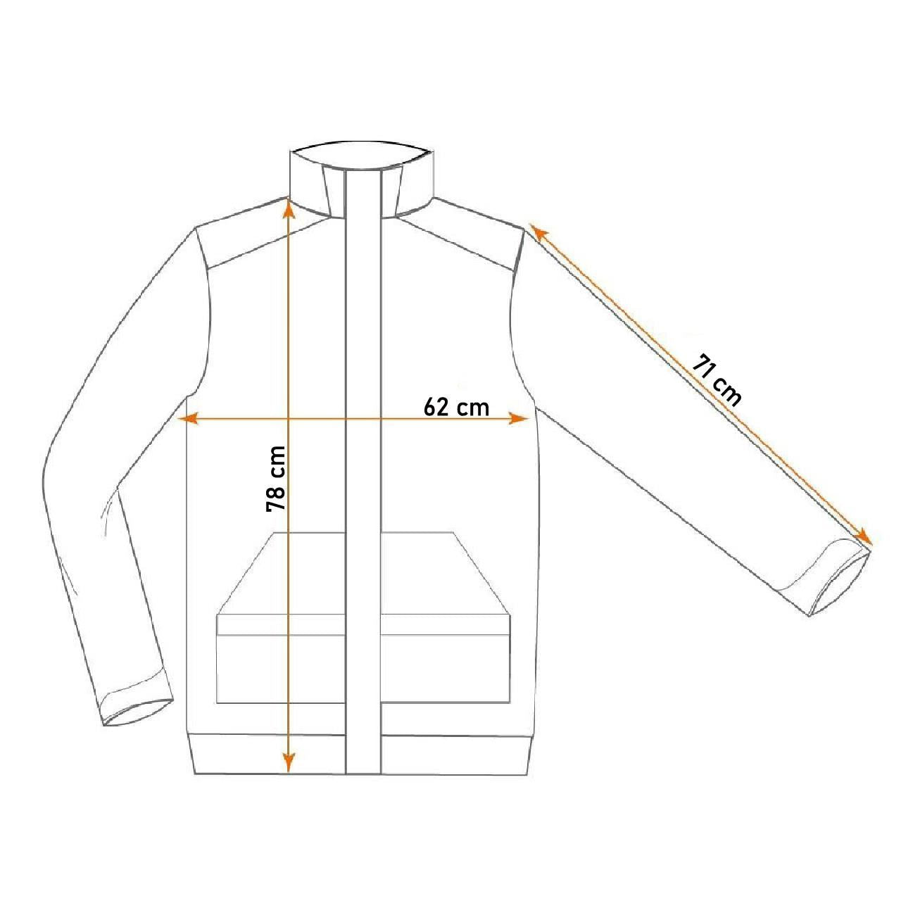 Slim fit munkakabát, fényvisszaverő, sárga, láthatósági modell, XXL/58-as méret, NEO