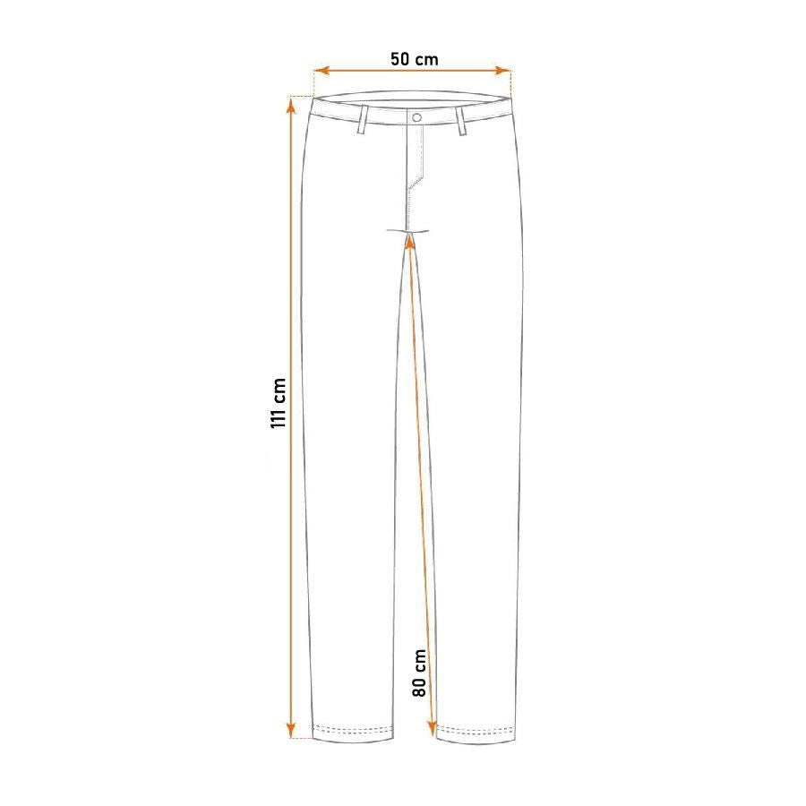 Slim fit munkanadrág, fényvisszaverő, láthatósági modell, XXL/56-os méret, NEO