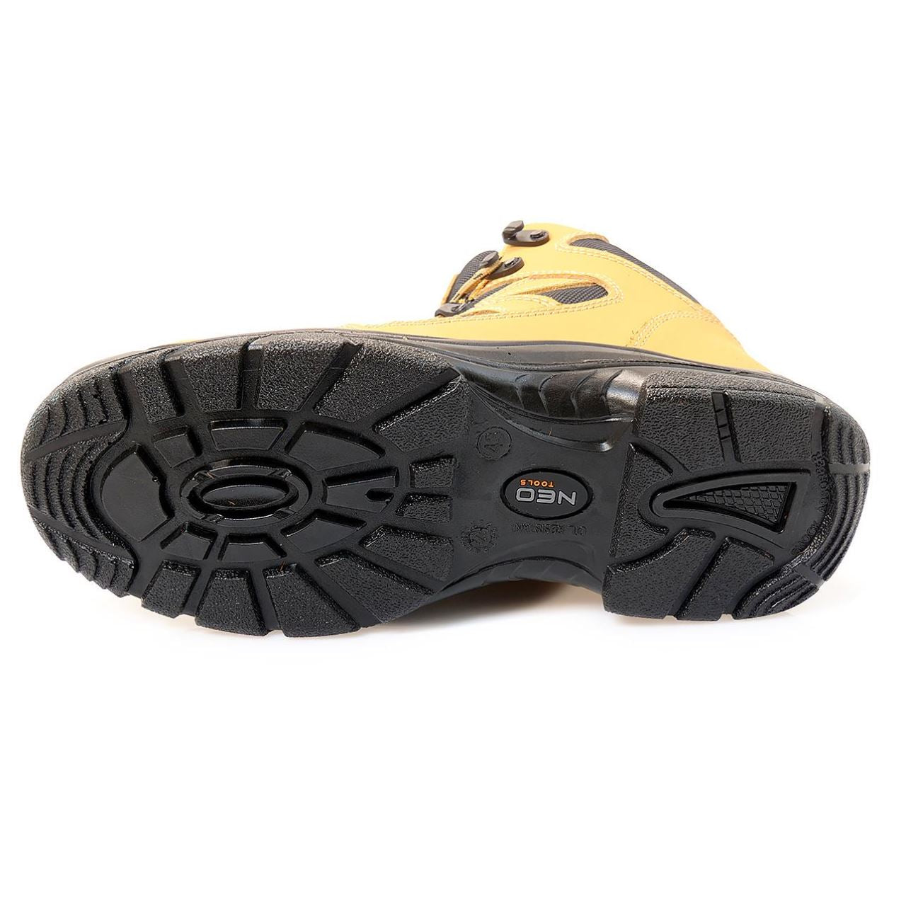Bocanci de lucru, S3, SRC, protectie compozit, piele nabuc, marimea 45, NEO