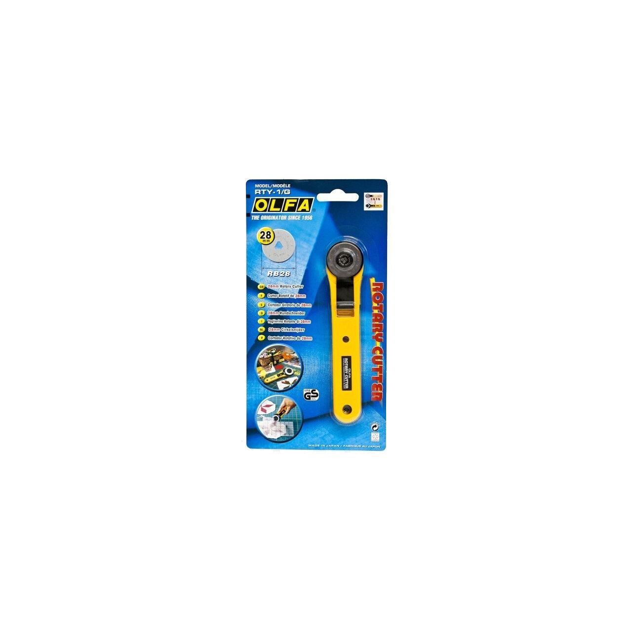 OLFA Professional körkéses vágó 28 mm-es tárcsával 28 mm