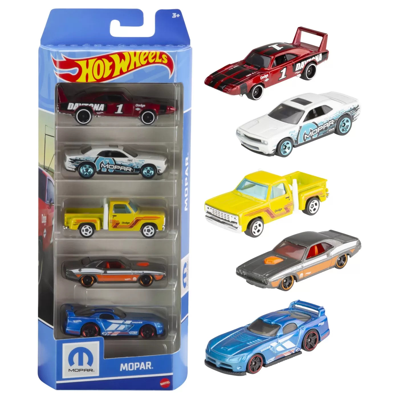 5 darabos Hot Wheels Mopar kisautó készlet