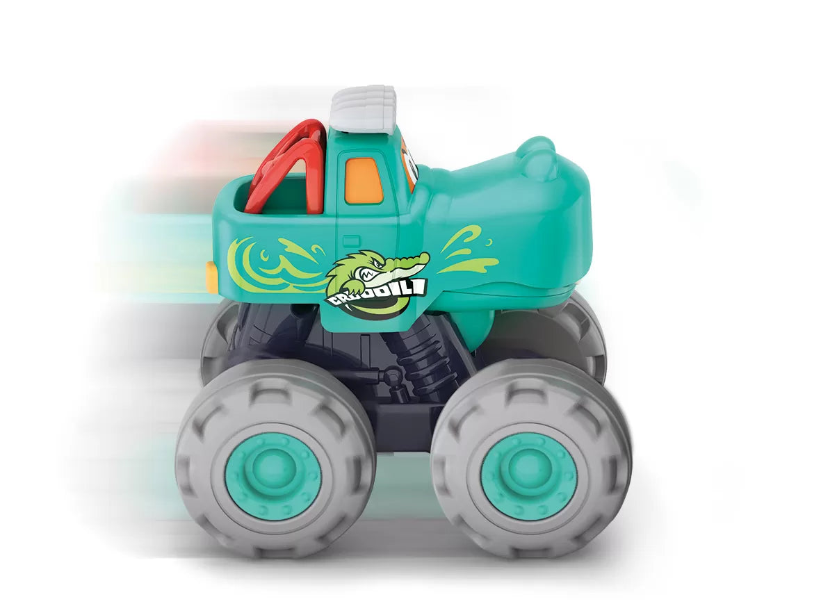 Masinuta bebe monster truck crocodilul