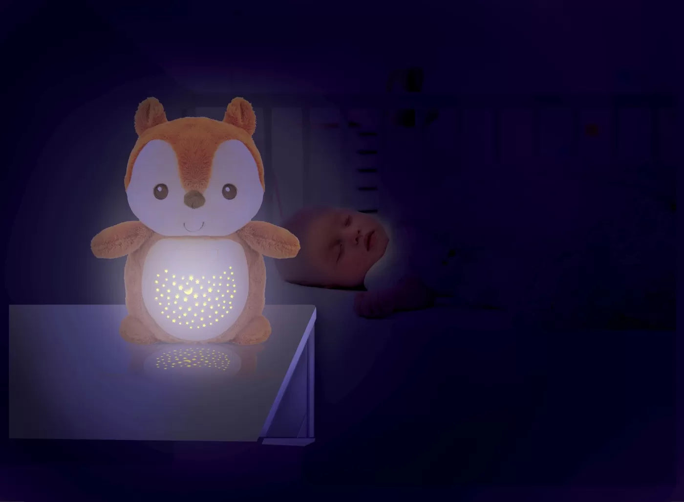 Winfun proiector si lampa de veghe veverita