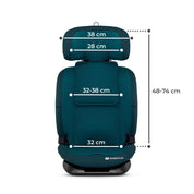 Scaun auto i-size, 76-150 cm, kinderkraft oneto 3, isofix, harbor blue