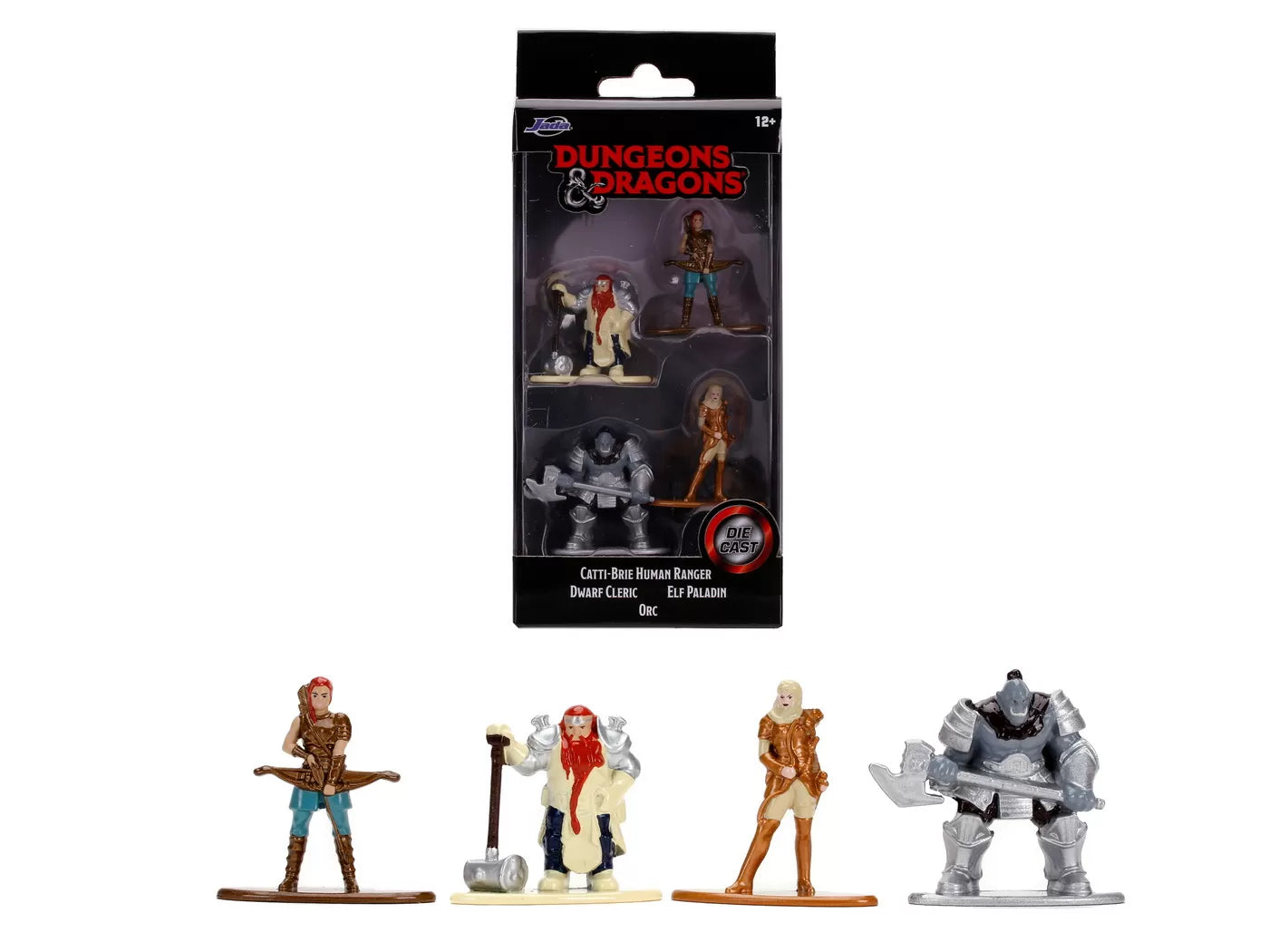 Dungeons dragons set 4 nanofigurine 4cm