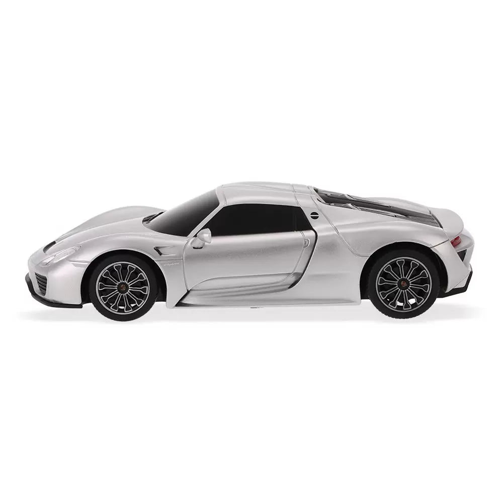 Távirányítós autó Porsche 918 Spyder ezüst 1-24 méretarányú