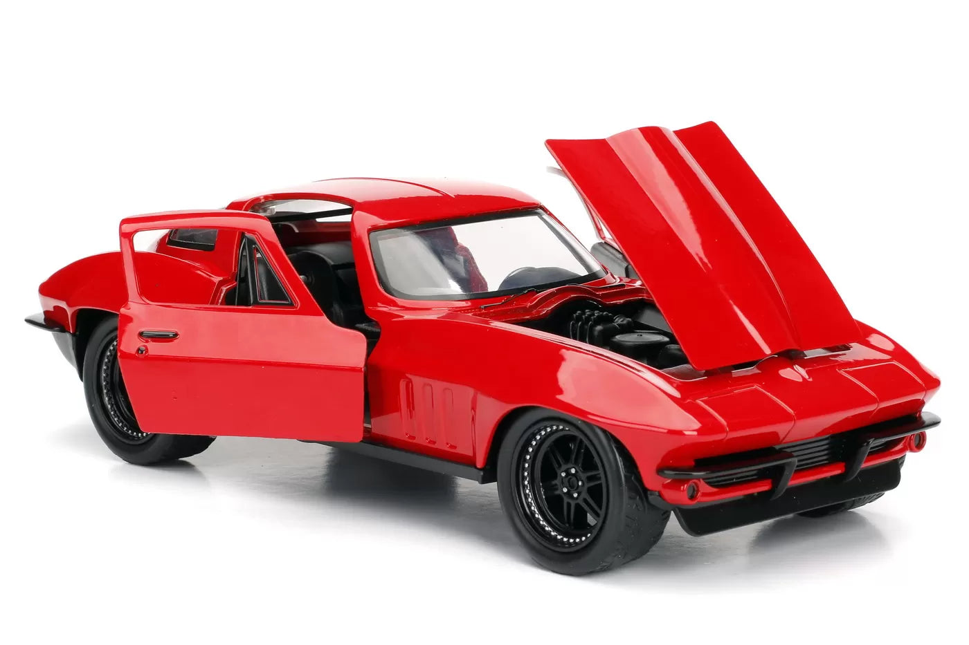 Halálos iramban 1966 Chevy Corvette öntött autómodell 1/24 méretarány