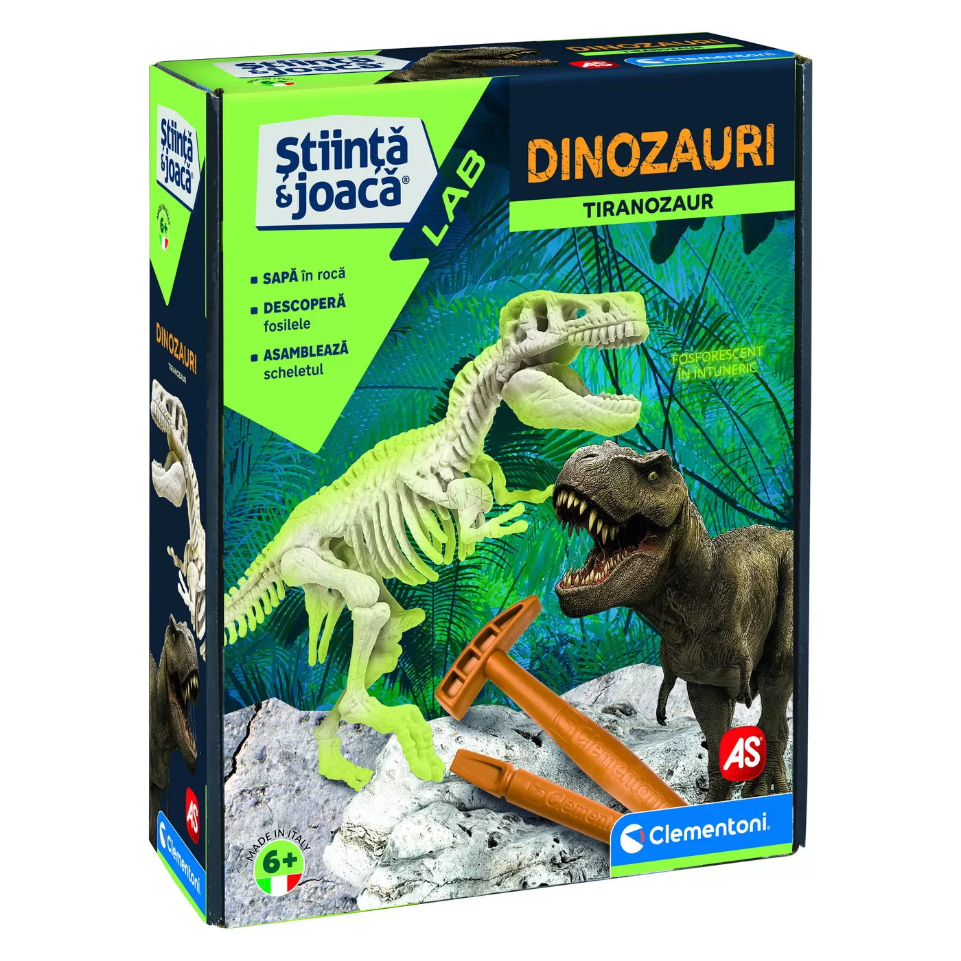 Descopera dinozaurul t-rex