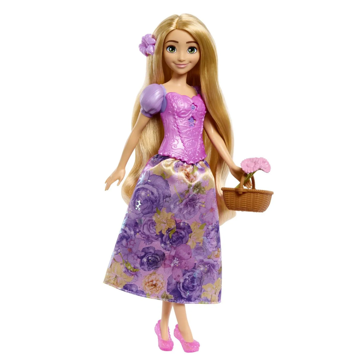 Disney princess spin and reveal papusa rapunzel