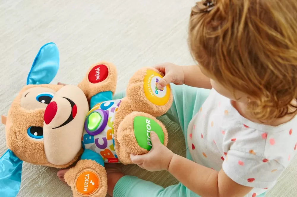 Catelusul vorbitor si educativ limba romana fisher price
