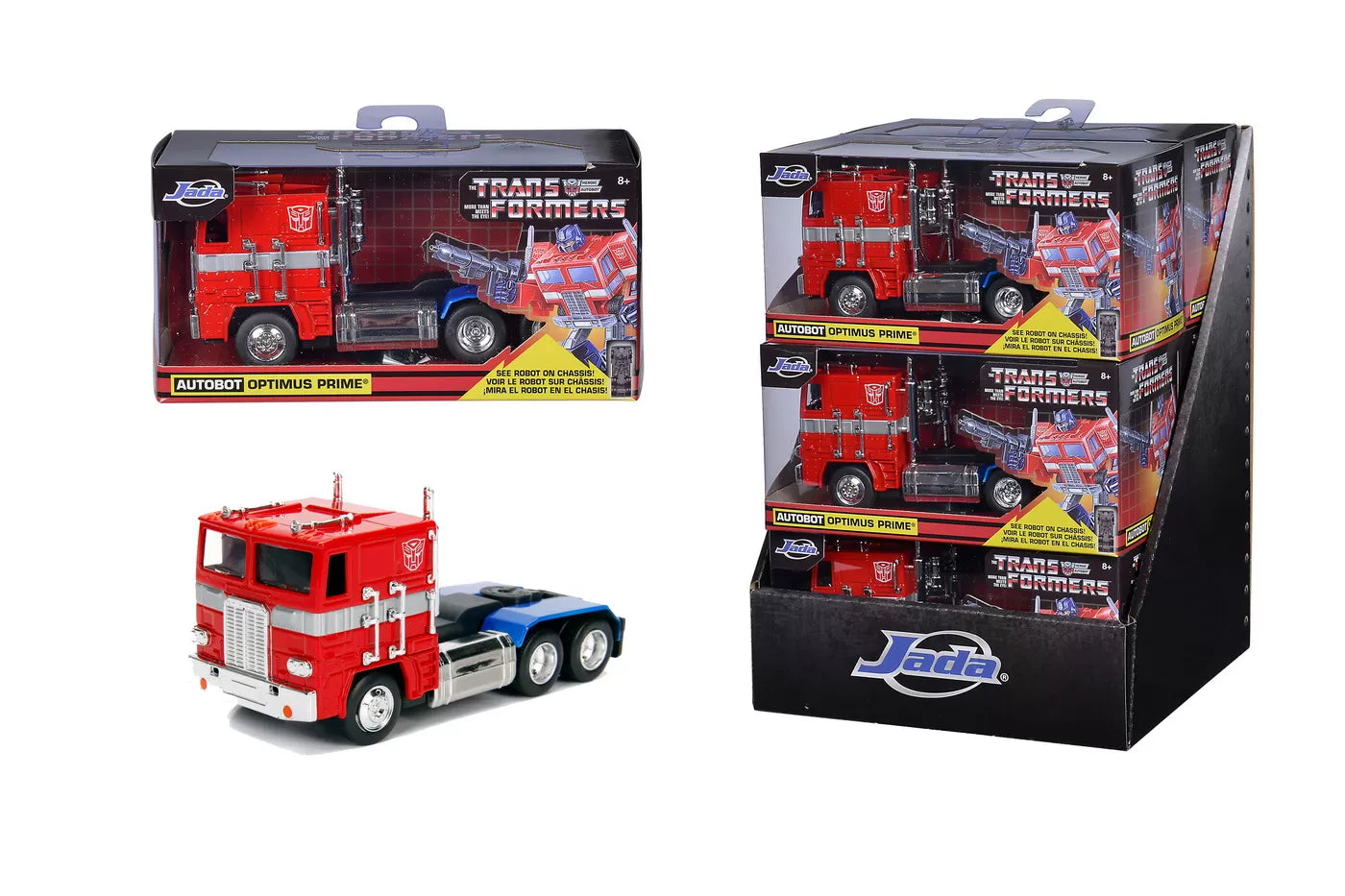 Transformers G1 Optimus Prime fém autó 1/32 méretarány