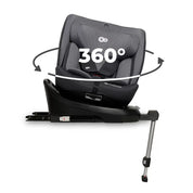 Scaun auto i-size, 40-150 cm, kinderkraft i-360, grey