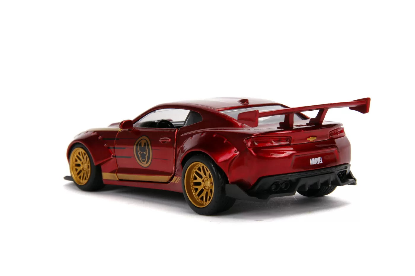 Iron Man 2016 Chevy Camaro SS öntött autómodell 1/32 méretarány