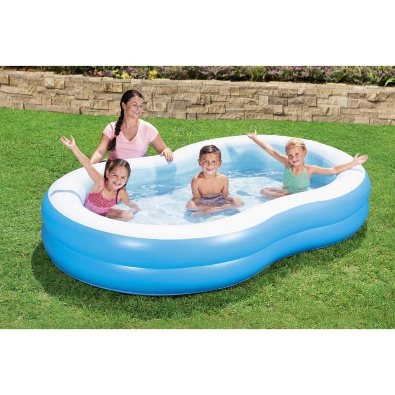 Piscina gonflabila, 262x157x46 cm, Bestway Big Lagoon Family