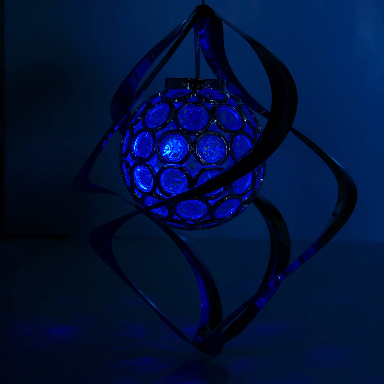Lampa solara pentru gradina, 1 LED multicolor, 16 cm, Acamar