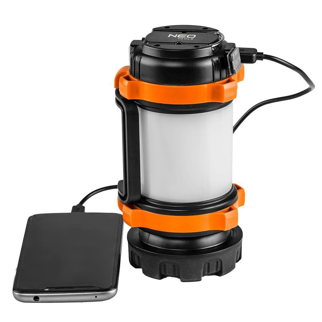 Kemping zseblámpa, 3 az 1-ben, LED CREE+SMD, 10 W, 800 lm, NEO