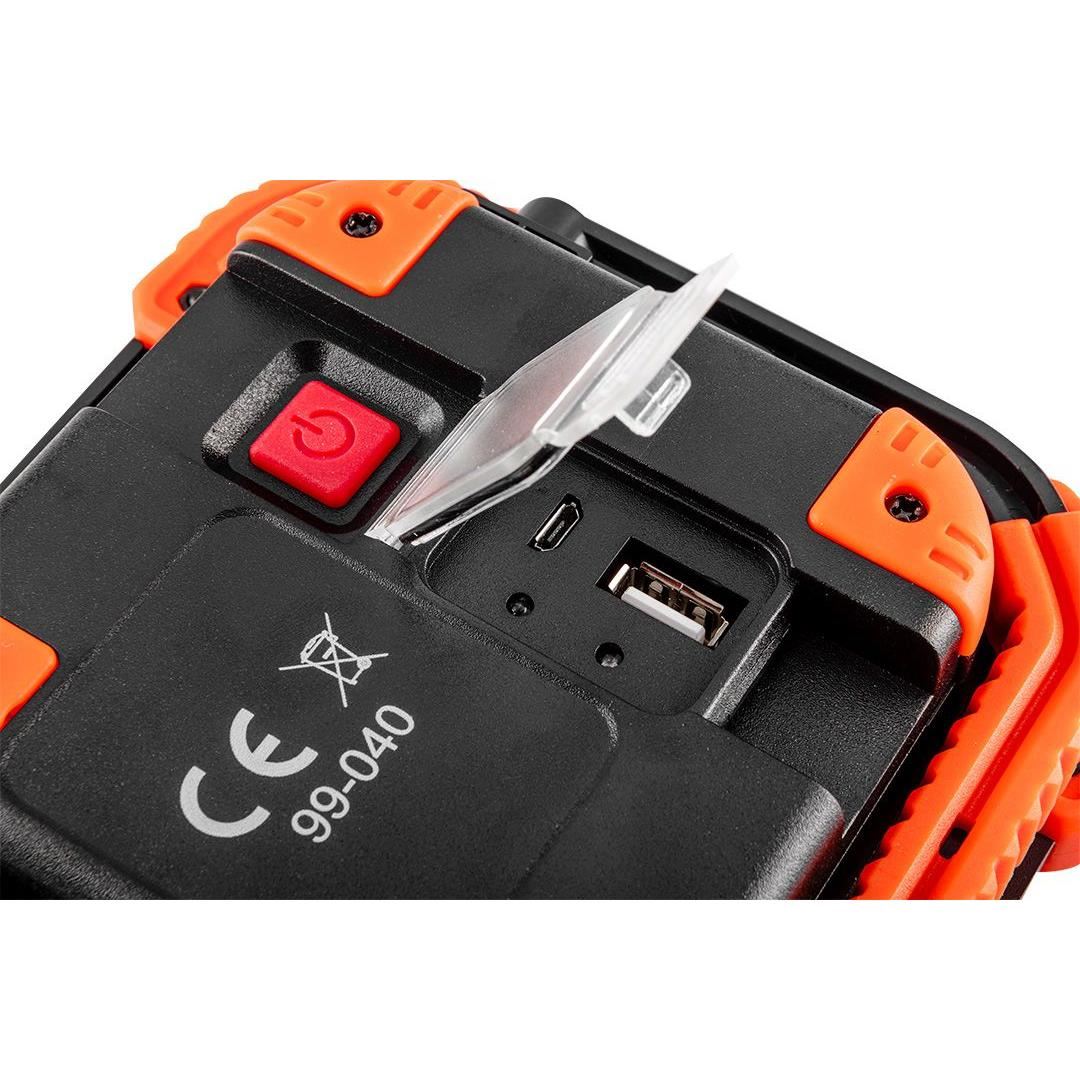 Munkahelyi reflektor, 2600 mAh akkumulátor, CREE+COB LED, 10 W, 750 lm, NEO