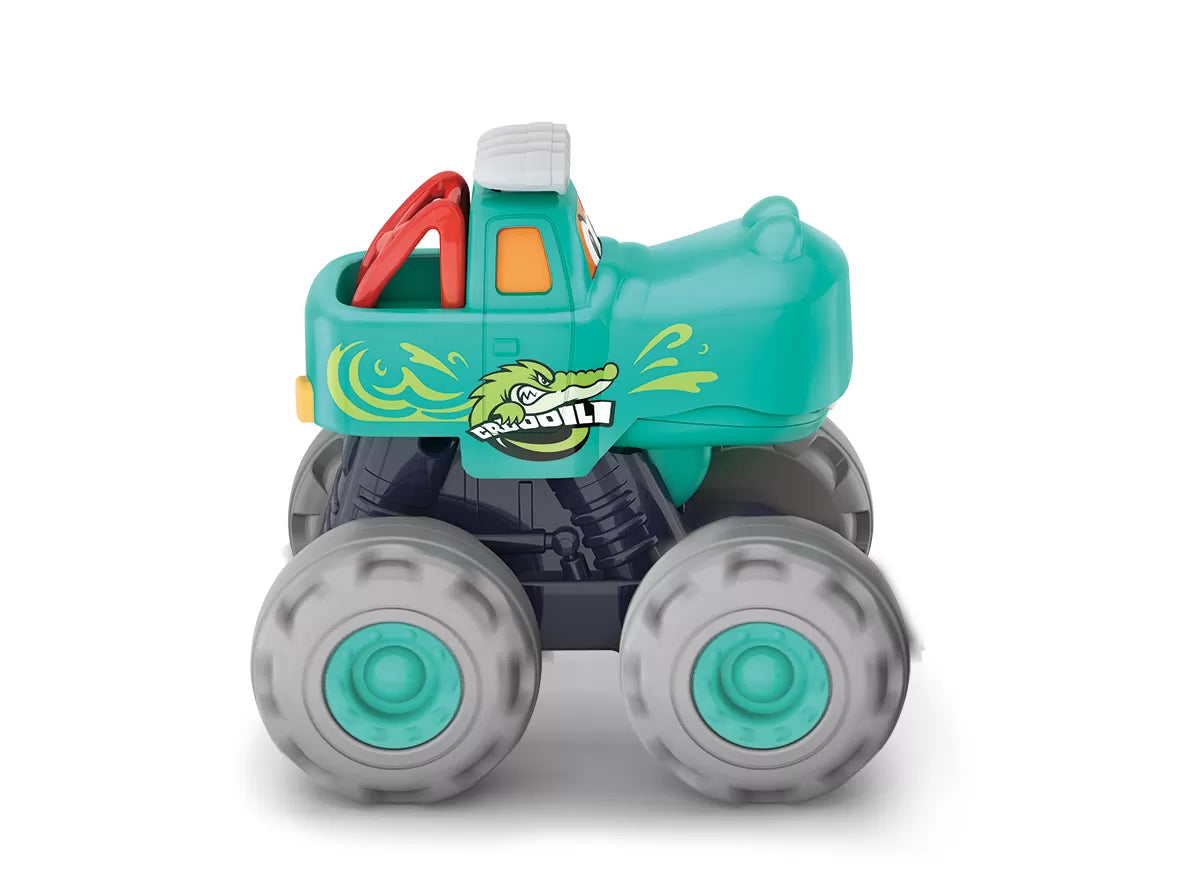 Masinuta bebe monster truck crocodilul