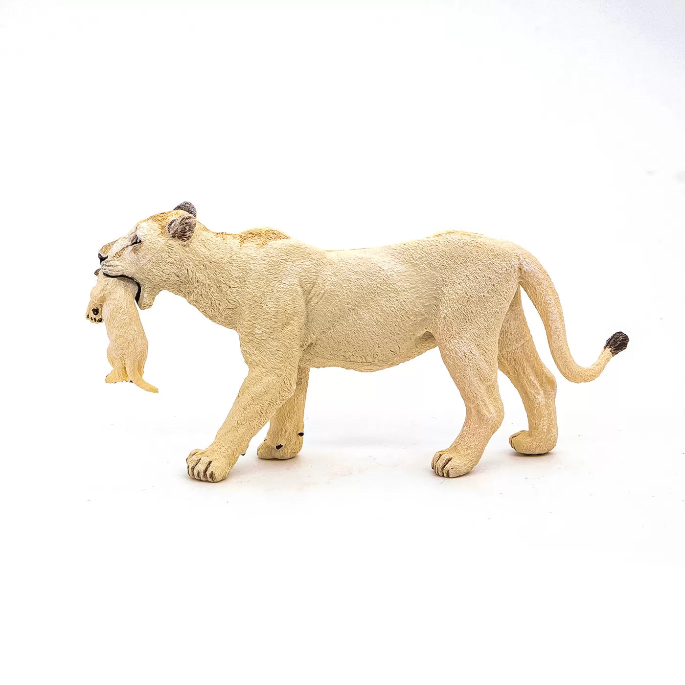 Papo figurina leoaica alba cu pui