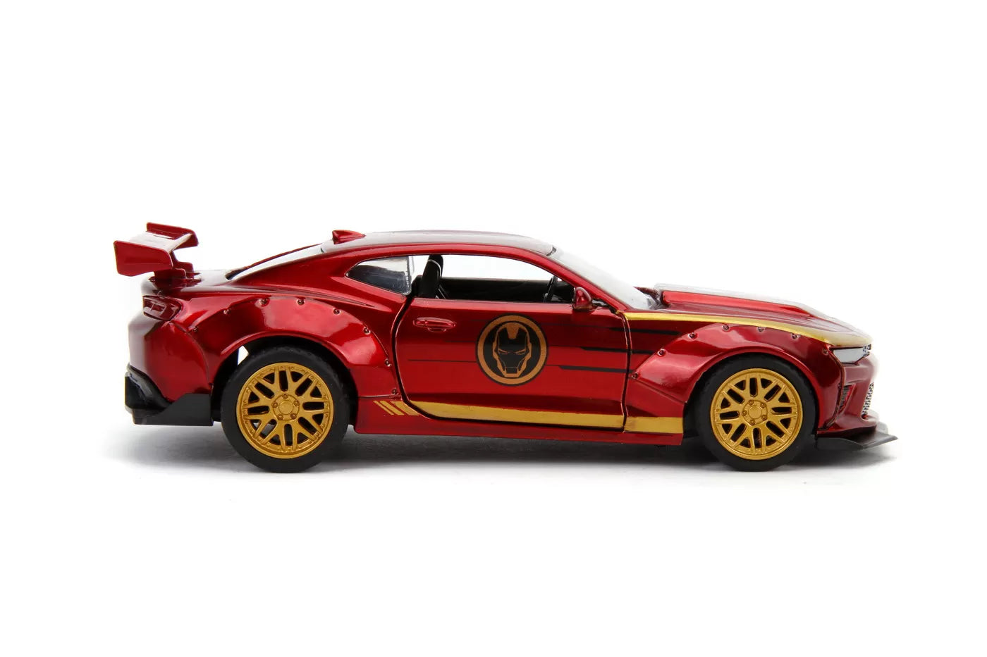 Iron Man 2016 Chevy Camaro SS öntött autómodell 1/32 méretarány