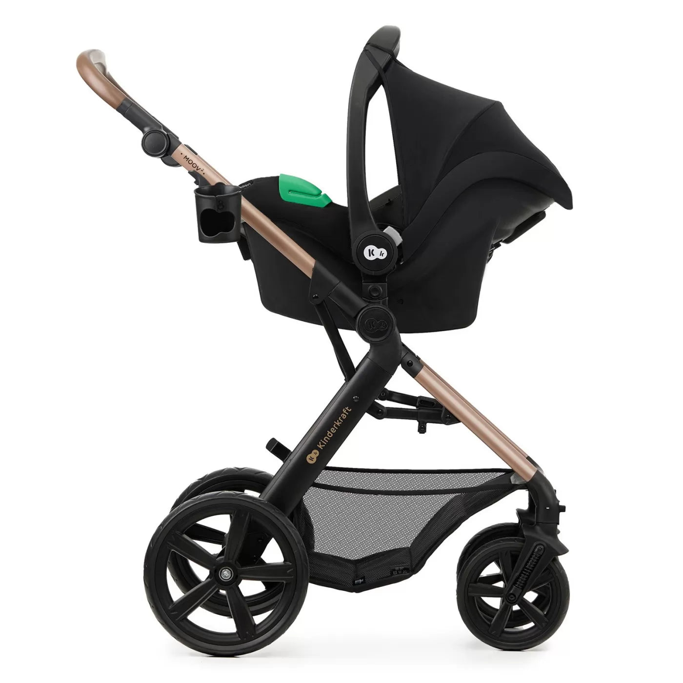 Carucior 3 in 1 kinderkraft moov 2, sand beige