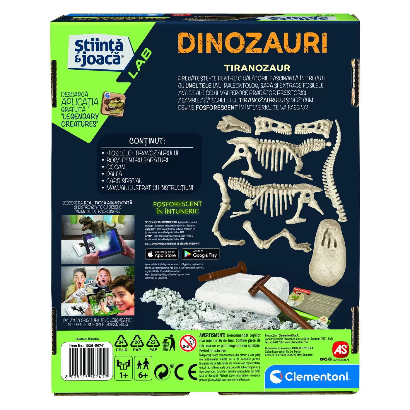 Descopera dinozaurul t-rex