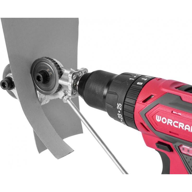 Lemezvágó adapter, fúróhoz, 1/4", Strend Pro