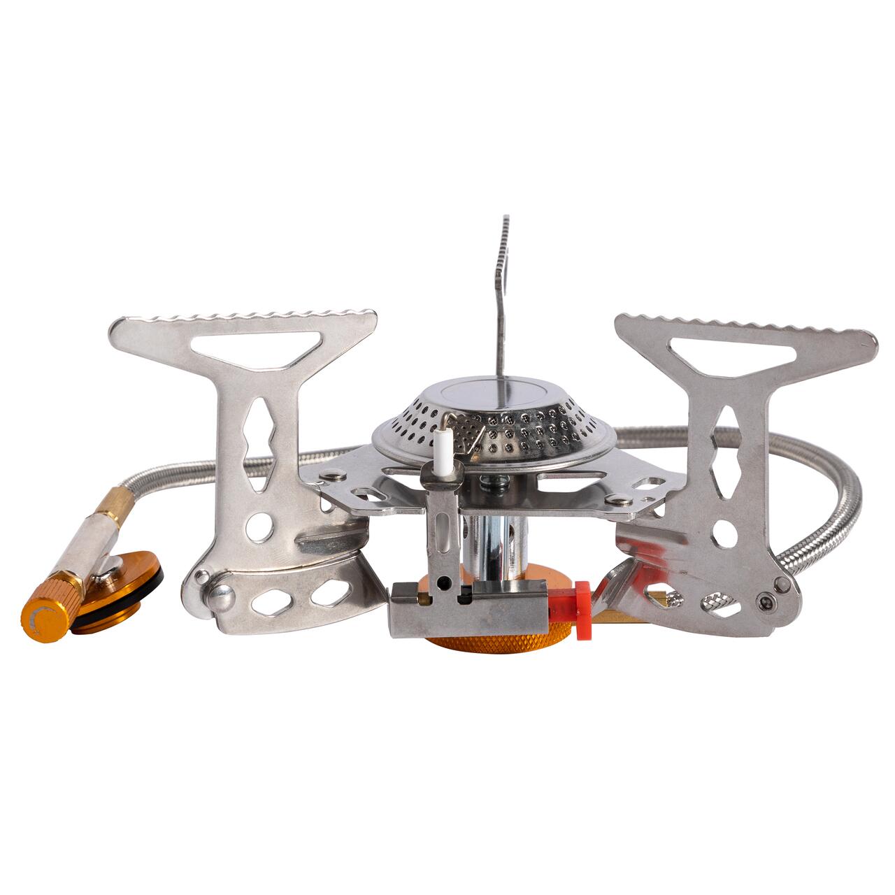 Aragaz camping, Micul Fermier, pliabil, 3200 W, un arzator, aprindere piezo-electrica, 150x85 mm