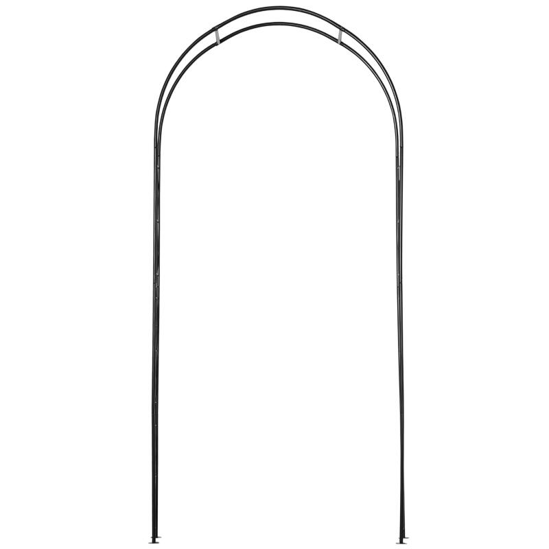 Arcada metalica, pergola, pentru gradina, 114x30x230 cm