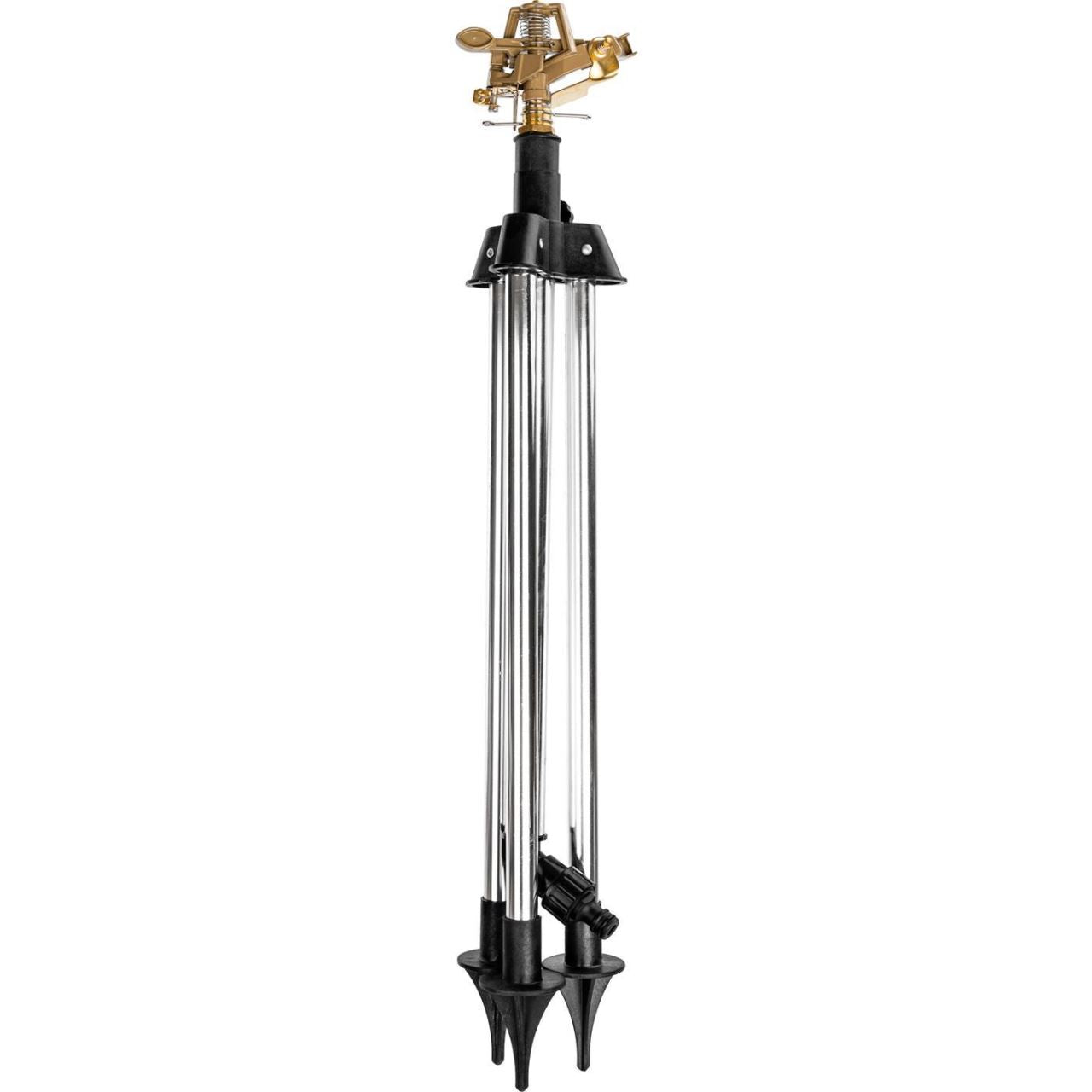 Aspersor pulsatoriu, cu trepied telescopic 565/890 mm, metalic, 113-490 mp, Richmann 