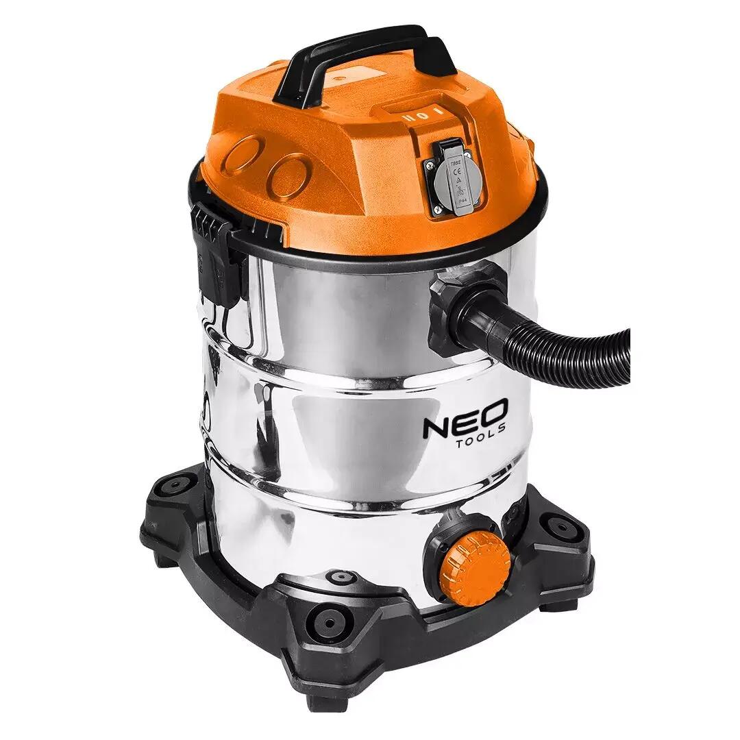 Ipari porszívó, nedves-száraz, 1400 W, 30 L, HEPA szűrő, tartozékokkal, NEO