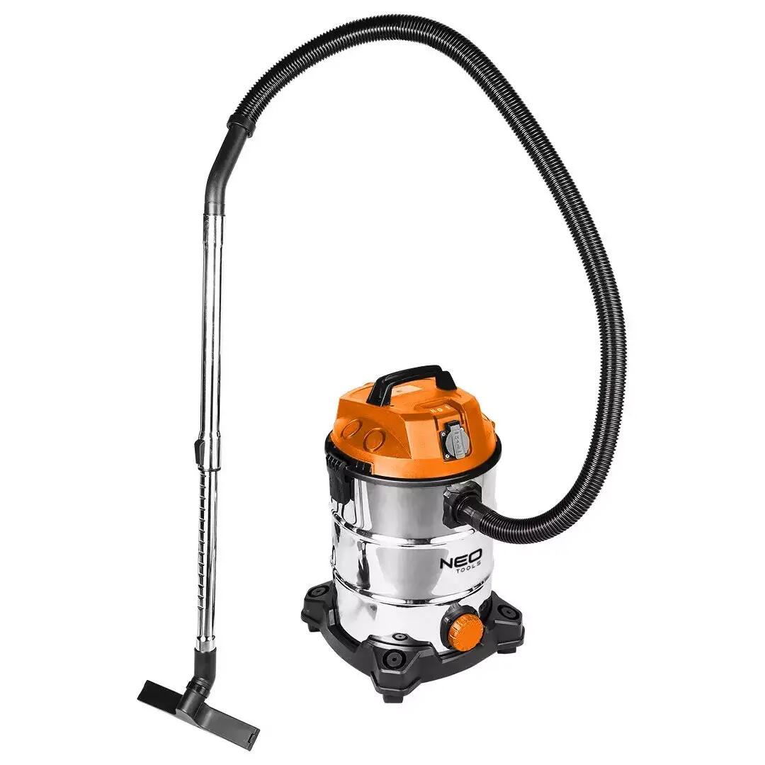 Ipari porszívó, nedves-száraz, 1400 W, 30 L, HEPA szűrő, tartozékokkal, NEO