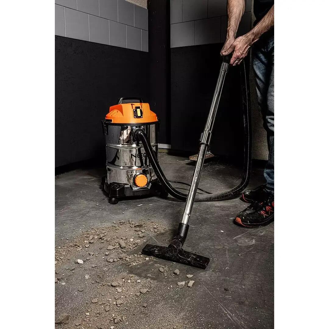 Ipari porszívó, nedves-száraz, 1400 W, 30 L, HEPA szűrő, tartozékokkal, NEO