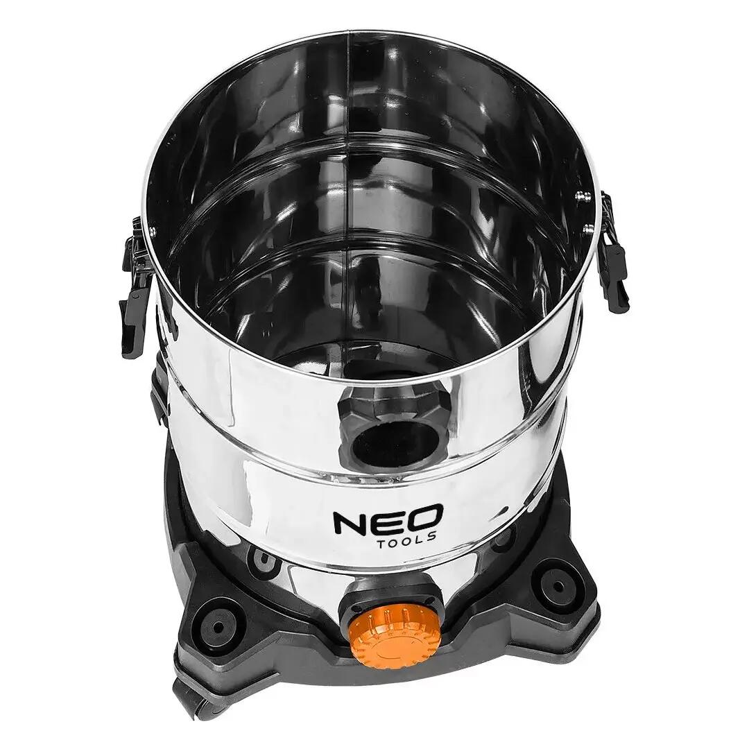 Ipari porszívó, nedves-száraz, 1400 W, 30 L, HEPA szűrő, tartozékokkal, NEO