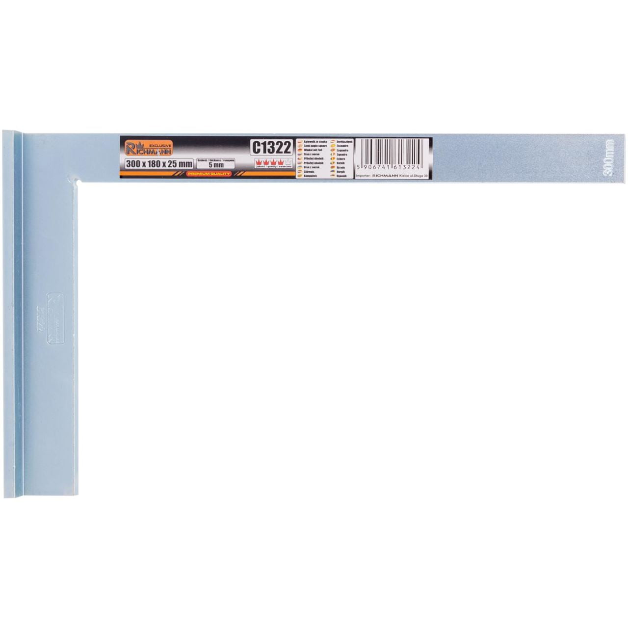 Ács derékszögű, talppal, 300x180 mm, Richmann Exclusive