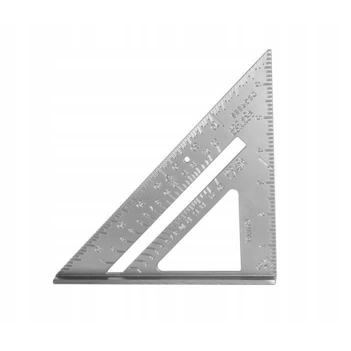 Ács derékszögű alumínium, háromszög alakú, talppal, 180x3 mm, Richmann