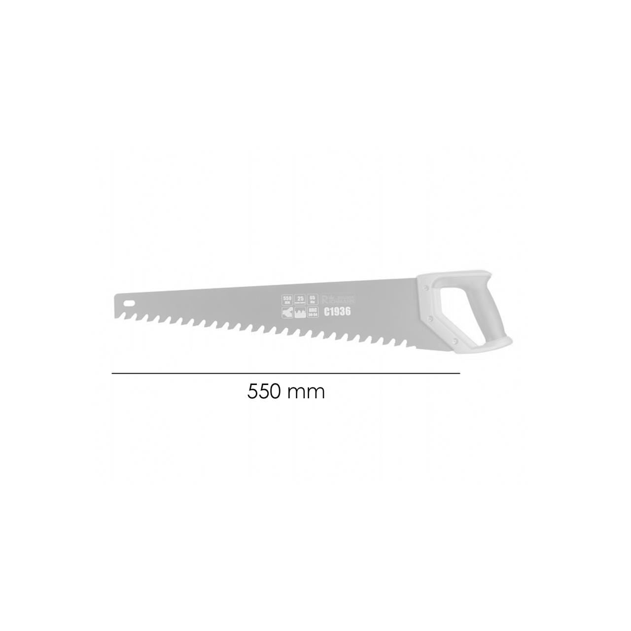Fierastrau BCA teflonat, 25 dinti vidia, 550 mm, RICHMANN EXCLUSIVE
