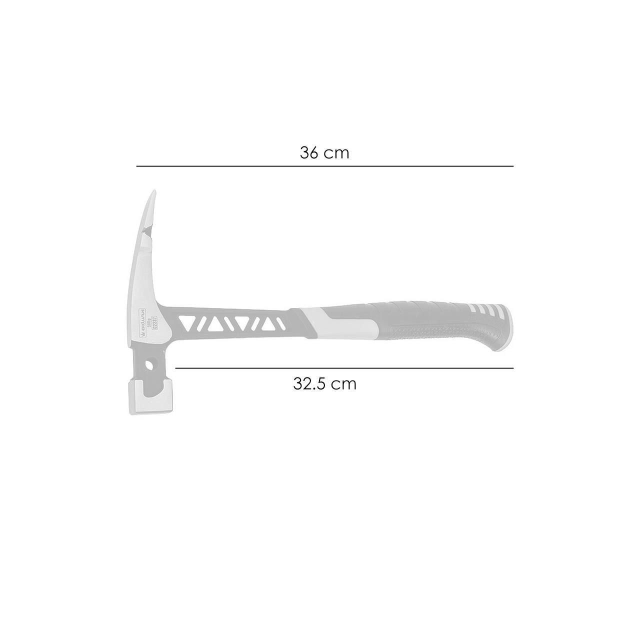 Ipari kőműveskalapács, 680 g, Richmann Exclusive