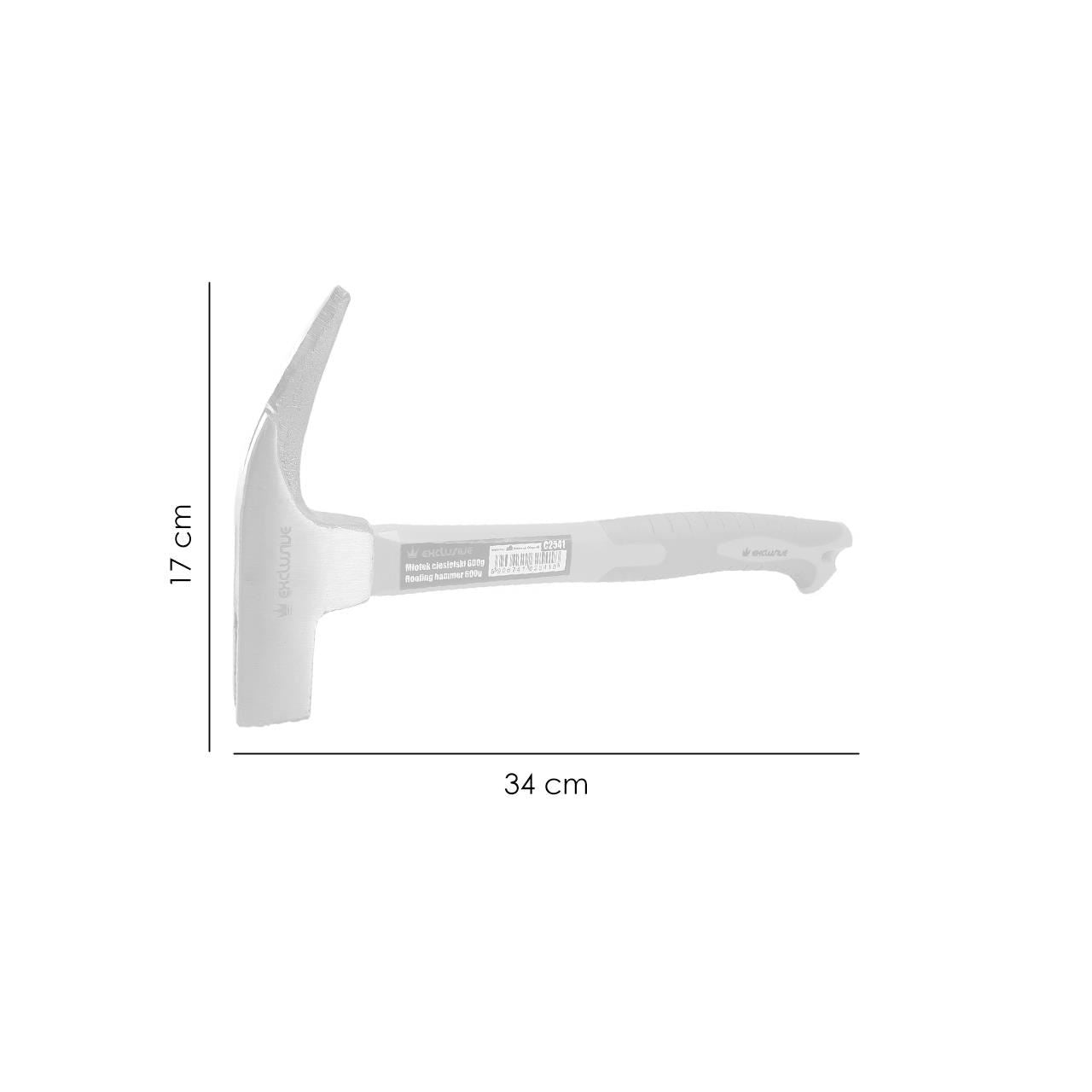 Ácskalapács ergonomikus nyéllel, mágneses szegtartóval, 600g - RICHMANN EXCLUSIVE