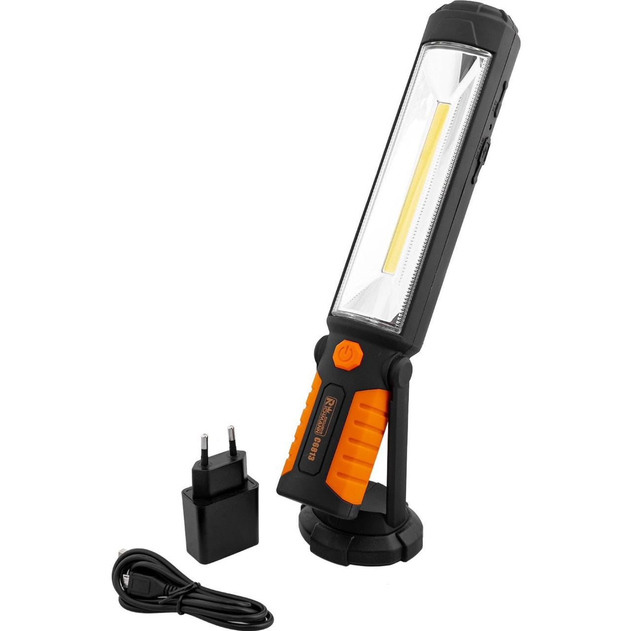 Munkalámpa, COB LED, mágneses, elemmel, 5 W, 450+25 lm, USB, Richmann Exclusive