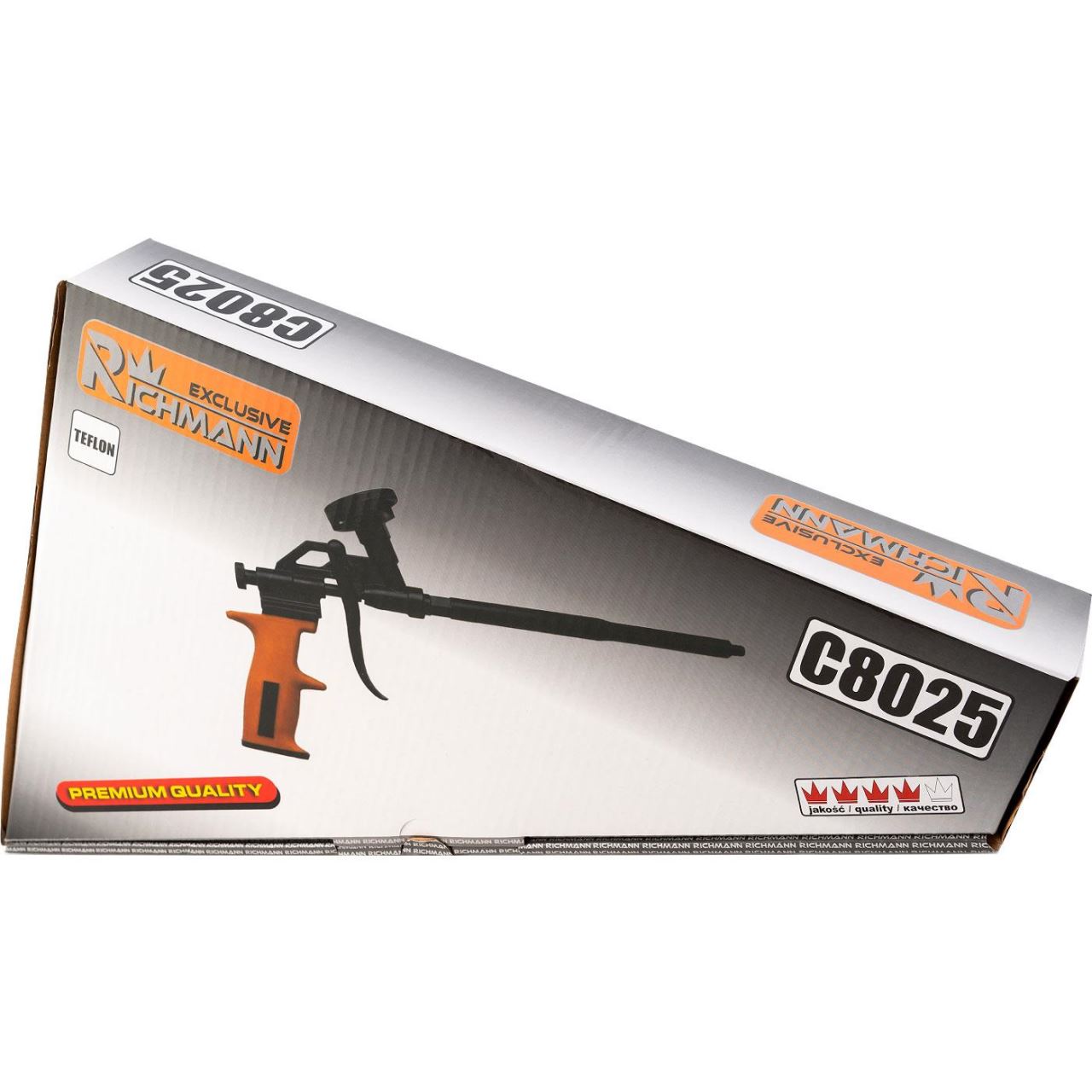 Pistol aplicat spuma, teflonat, 2 varfuri, 32 cm, Richmann Exclusive