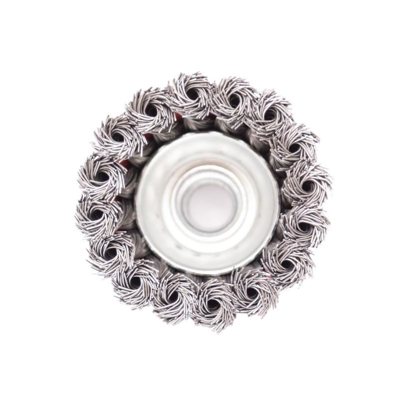 Drótkefe, csésze alakú, szálakkal, M14, 65 mm, Beorol