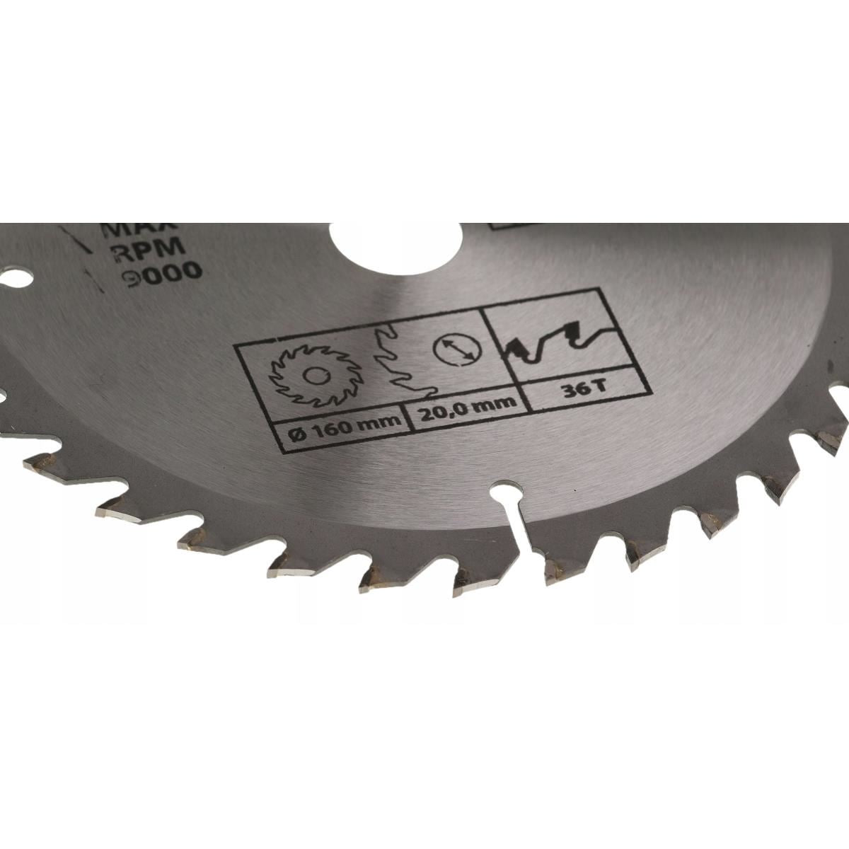 Körfűrészlap, 36 fogú, 160 mm, Fúró