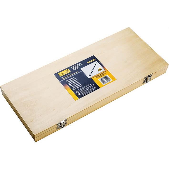 Burghie pentru lemn, tip Lewis, set 8 buc, 8-22x460 mm, Drel