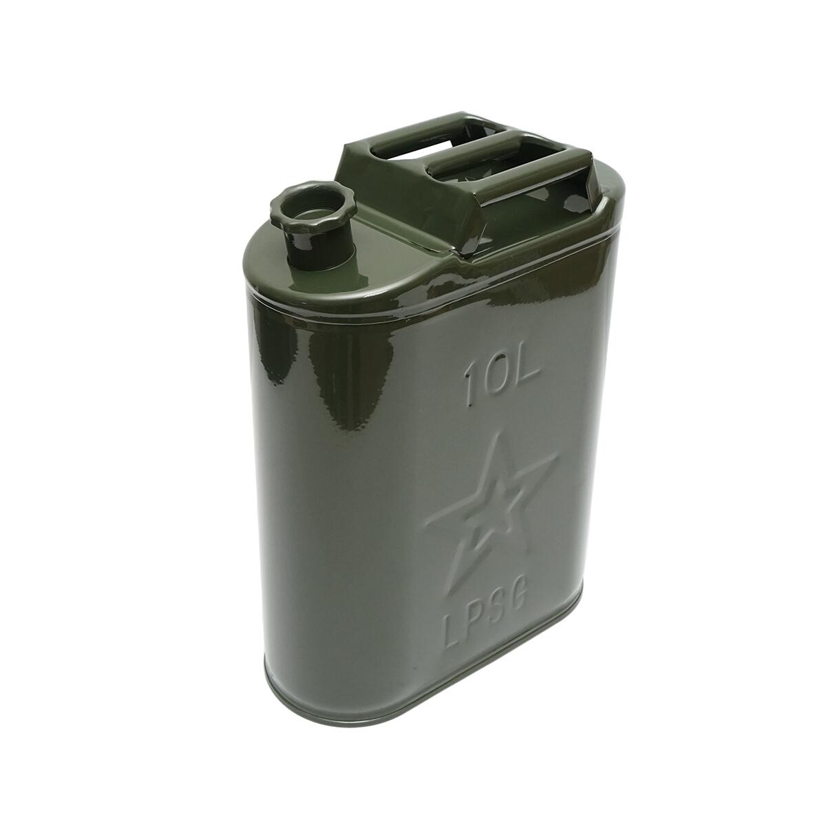 Canistra metalica, 10 L, cu dop insurubabil