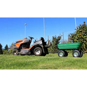 Carucior de gradina, transport, Chomik, metalic, verde, max 300 kg, 110x51x50 cm