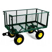 Carucior de gradina, transport, Chomik, verde, max 450 kg, 102x52x72 cm
